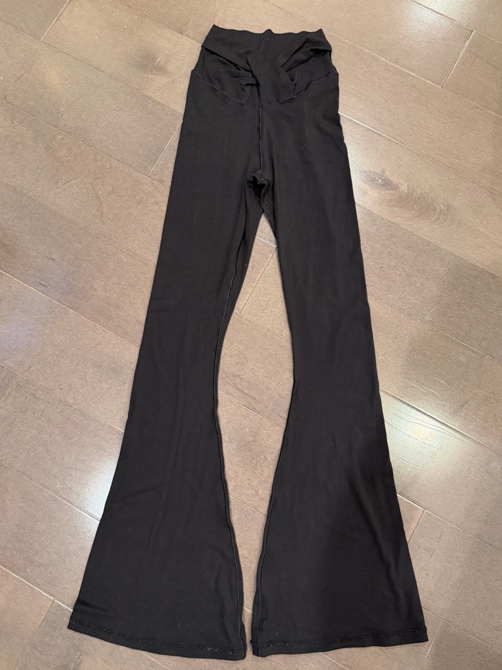 aerie womens Black Flared Leggings
